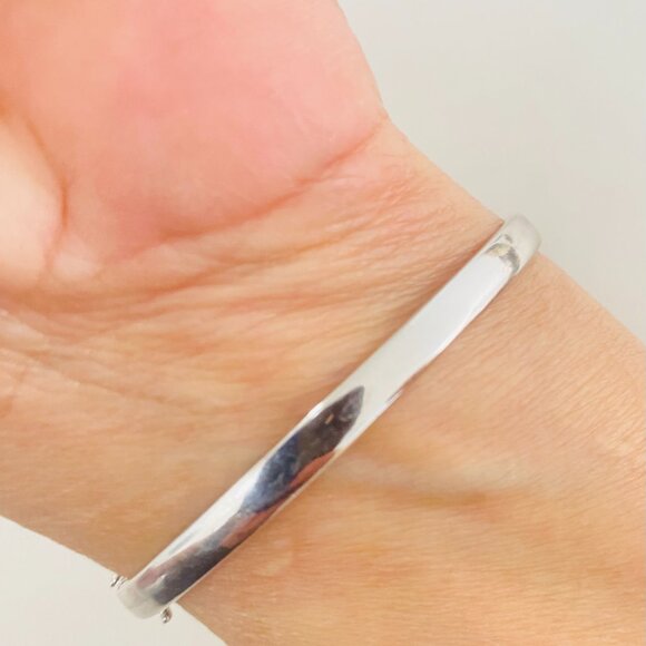 Beautiful Vintage Ornate Sterling Silver Panel Bracelet – Stamped 925 SJD - Picture 4 of 12